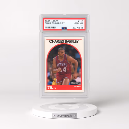 1989 Hoops #110 Charles Barkley (PSA 10 GEM MINT)