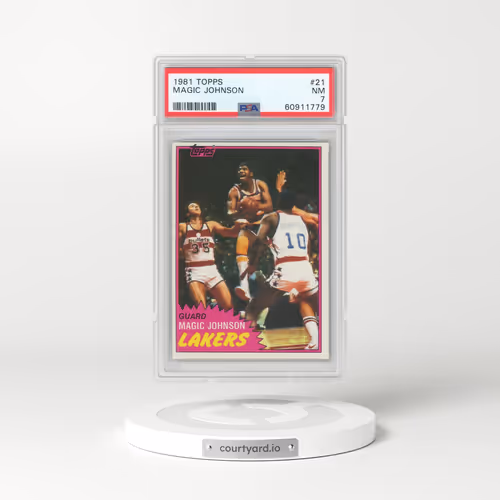 1981 Topps #21 Magic Johnson (PSA 7 NM)
