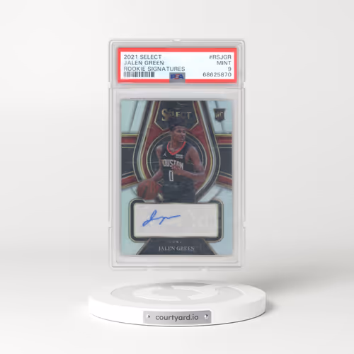 2021 Panini Select Rookie Signatures #RSJGR Jalen Green (PSA 9 MINT)