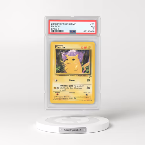 2000 Base Set 2 #87 Pikachu (PSA 7 NM)