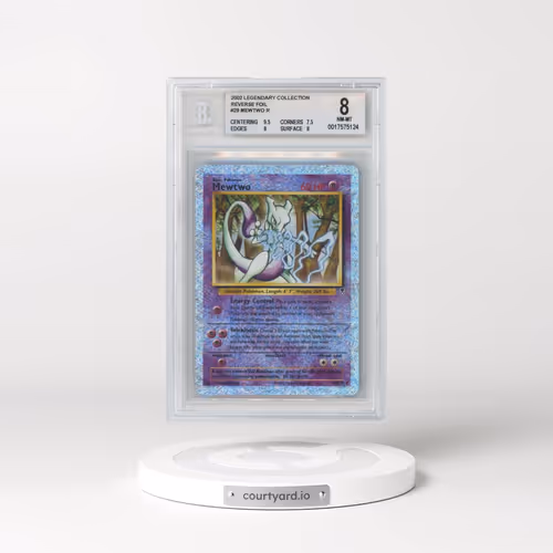 2002 Legendary Collection #29 Mewtwo - Reverse Holo (BGS 8 NM-MT)
