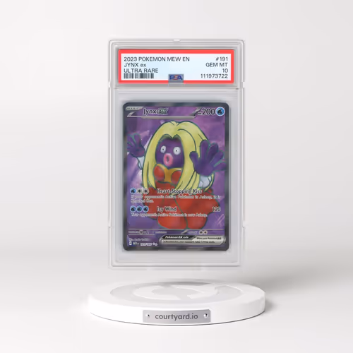 2023 Pokémon Mew EN-151 #191 Jynx EX - Holo Ultra Rare (PSA 10 GEM MINT)