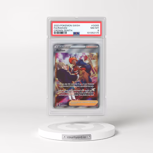 2023 Pokémon Sword and Shield Crown Zenith #GG65 Raihan - Full Art (PSA 8 NM-MT)