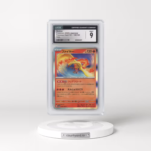2023 Pokémon Card 151 #146/165 Moltres - Holo (CGC 9 MINT)