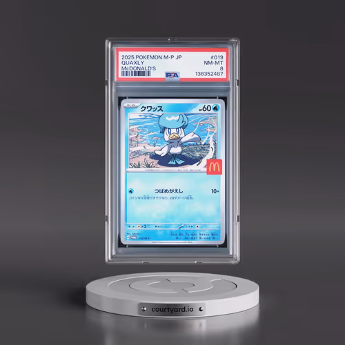 2025 Pokémon M-P Promo #019 Quaxly - McDonald's (PSA 8 NM-MT)