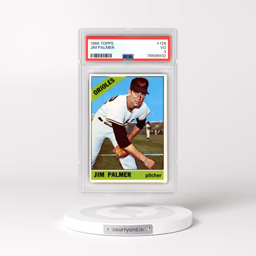 1966 Topps #126 Jim Palmer (PSA 3 VG)