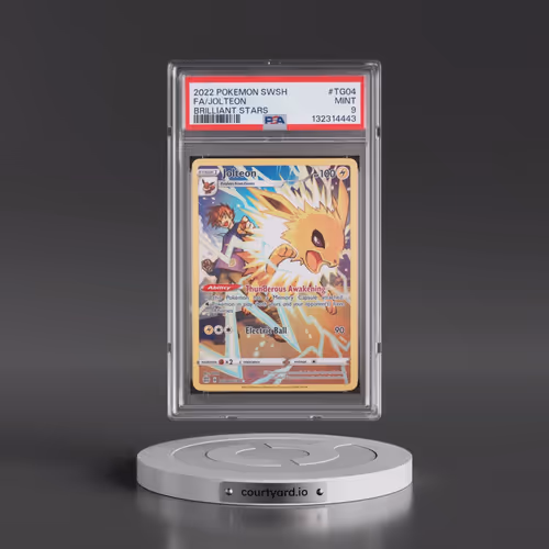 2022 Pokémon Sword & Shield Brilliant Stars #TG04 Jolteon - Full Art (PSA 9 MINT)