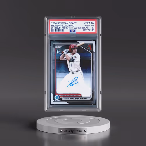 2024 Bowman Draft Chrome Prospect Autographs #CPARW Ryan Waldschmidt (PSA 10 GEM MINT)