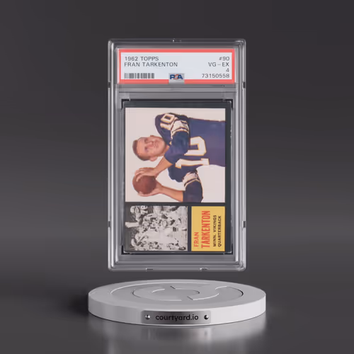 1962 Topps #90 Fran Tarkenton (PSA 4 VG-EX)