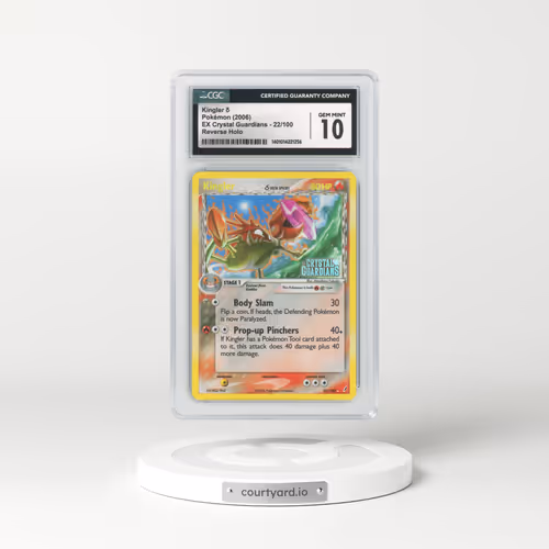 2006 EX Crystal Guardians #22 Kingler - Holo (CGC 10 GEM MINT)