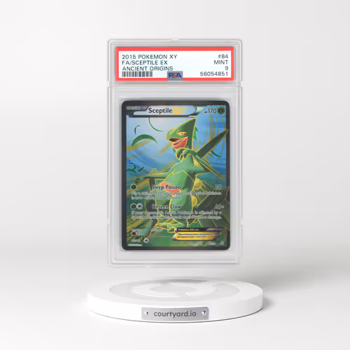 2015 Ancient Origins #84 Sceptile Ex - Full Art Holo (PSA 9 MINT)