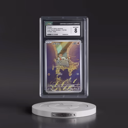 2024 Pokémon SV8-Super Electric Breaker #115 Phanpy - Art Rare (CGC 8 NM-MT)