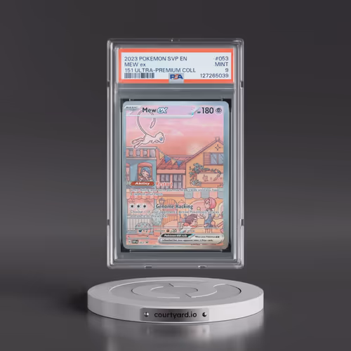 2023 Pokémon Svp EN-SV Black Star Promo #053 Mew EX - Holo 151 Ultra-Premium Collection (PSA 9 MINT)