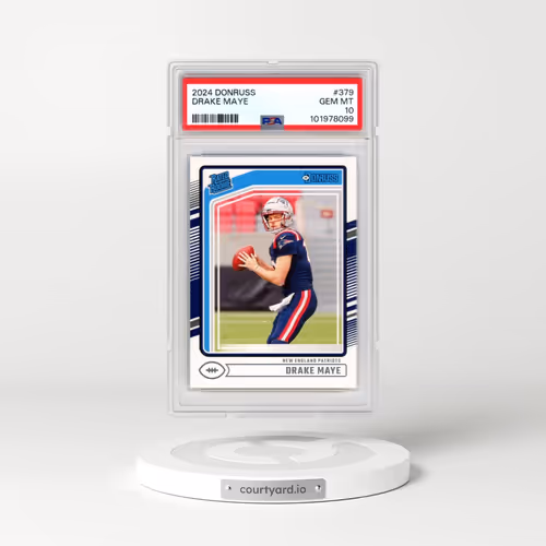 2024 Panini Donruss #379 Drake Maye (PSA 10 GEM MINT)