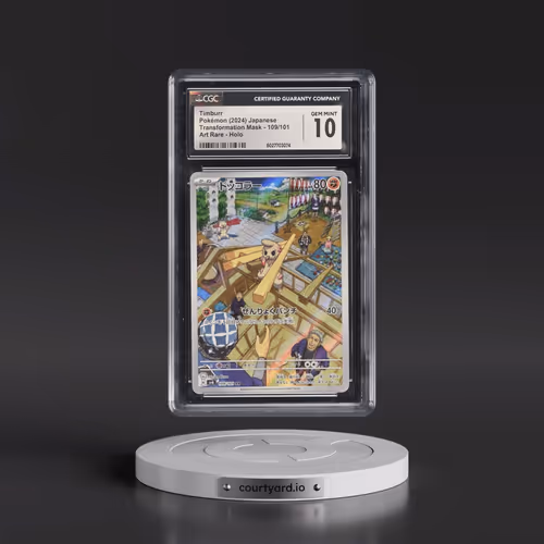2024 Transformation Mask #109/101 Timburr - Art Rare Holo (CGC 10 GEM MINT)