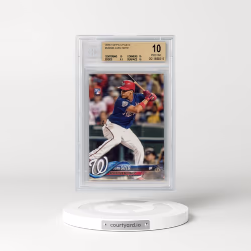 2018 Topps Update #US300 Juan Soto - Batting (BGS 10 PRISTINE)