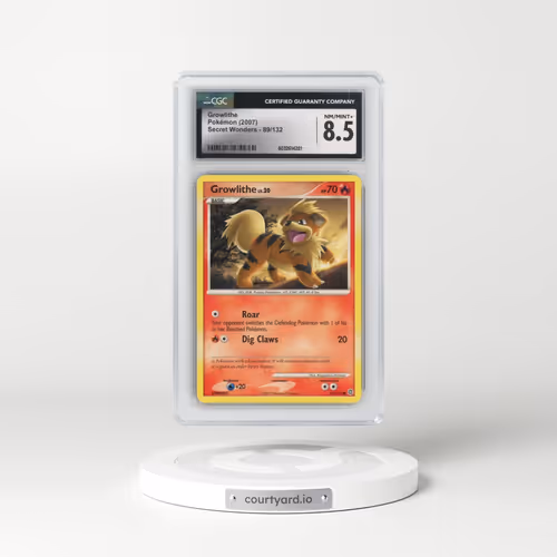 2007 Secret Wonders #89/132 Growlithe (CGC 8.5 NM-MT+)