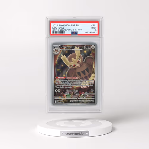 2024 Pokémon Svp EN-SV Black Star Promo #141 Noctowl - Stellar Crown Pokemon Center Elite Trainer Bo