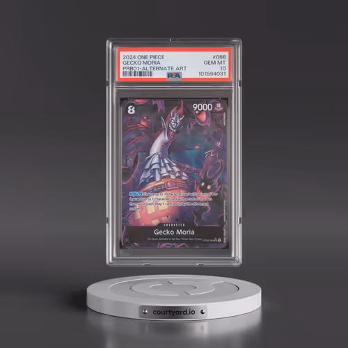 2024 One Piece PRB01-Premium Booster -One Piece Card the Best #086 Gecko Moria - Alternate Art (PSA