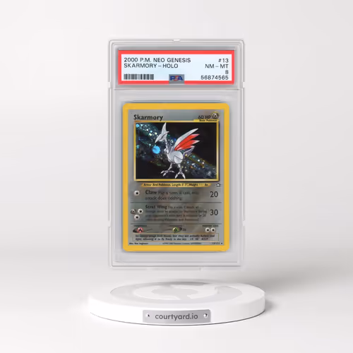 2000 Pokémon Neo Genesis #13 Skarmory - Holo (PSA 8 NM-MT)