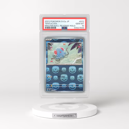 2023 Pokémon Sv2a-Pokemon 151 #072 Tentacool - Reverse Holo Master Ball (PSA 10 GEM MINT)