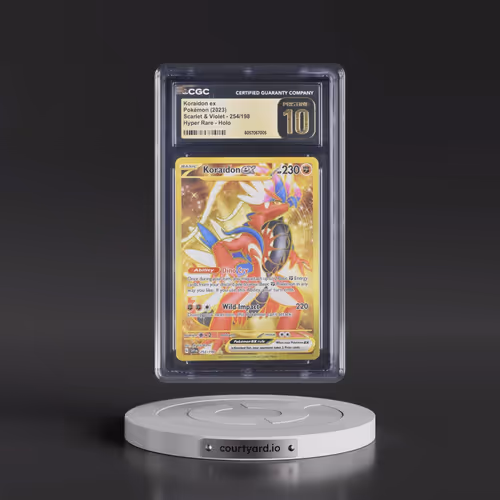 2023 Scarlet & Violet #254/198 Koraidon ex - Hyper Rare Holo (CGC 10 PRISTINE)