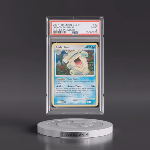 2007 Pokémon Diamond & Pearl Secret Wonders #13 Ludicolo - Holo (PSA 9 MINT)