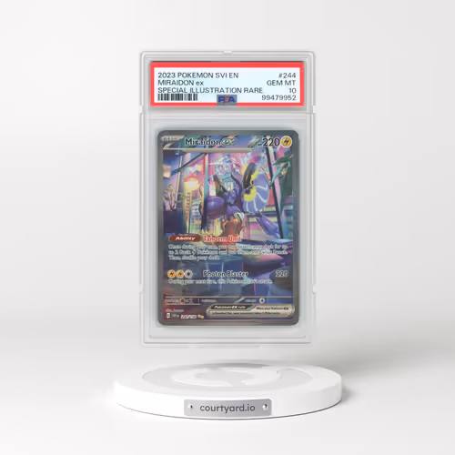 2023 Pokémon Svi EN-Scarlet & Violet #244 Miraidon EX - Holo Special Illustration Rare (PSA 10 GEM MINT)