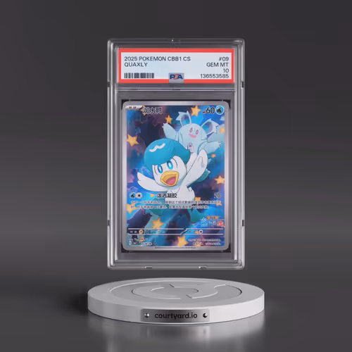 2025 Pokémon Simplified CBB1 C-Gem Pack Vol 1 #09 Quaxly (PSA 10 GEM MINT)