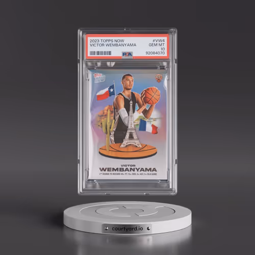 2023 Topps Now #VW4 Victor Wembanyama (PSA 10 GEM MINT)