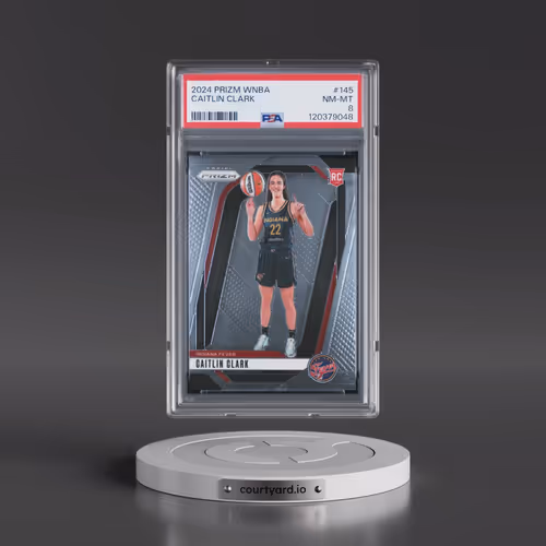 2024 Panini Prizm WNBA #145 Caitlin Clark (PSA 8 NM-MT)