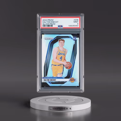 2024 Panini Prizm #238 Dalton Knecht - Silver Prizm (PSA 9 MINT)