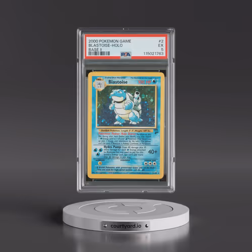 2000 Pokémon Game Base II #2 Blastoise - Holo (PSA 5 EX)