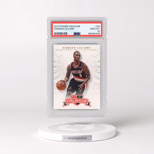 2012 Panini Crusade #92 Damian Lillard (PSA 10 GEM MINT)