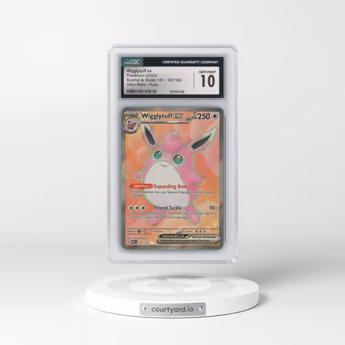 2023 Scarlet & Violet 151 - MEW EN #187/165 Wigglytuff ex - Ultra Rare (CGC 10 GEM MINT)
