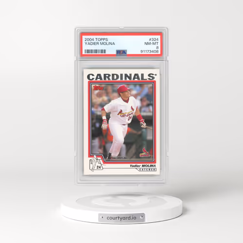 2004 Topps #324 Yadier Molina (PSA 8 NM-MT)