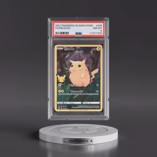 2021 Pokémon Celebrations #005 Pikachu - Full Art (PSA 8 NM-MT)