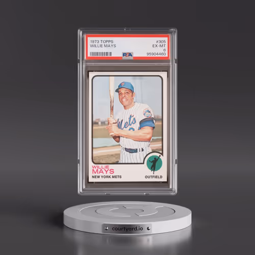 1973 Topps #305 Willie Mays (PSA 6 EX-MT)