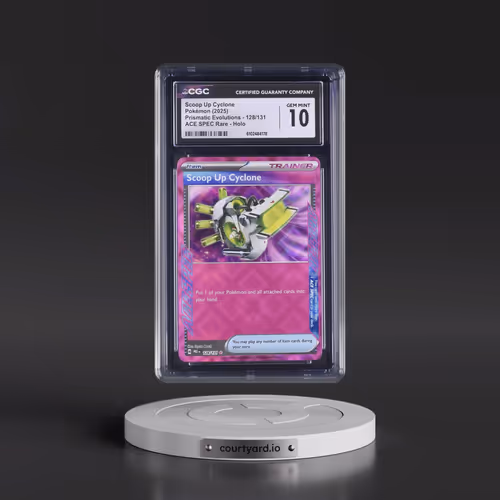 2024 Prismatic Evolutions - PRE EN #128/131 Scoop Up Cyclone - ACE SPEC Rare Holo (CGC 10 GEM MINT)