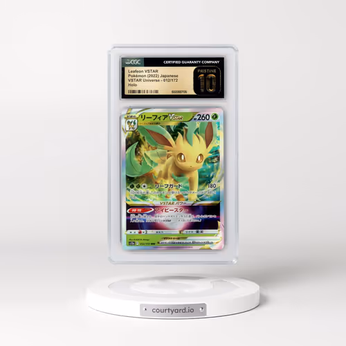 2022 VSTAR Universe #012/172 Leafeon VSTAR - Holo (CGC 10 PRISTINE)
