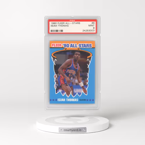 1990 Fleer All-Stars #6 Isiah Thomas (PSA 9 MINT)