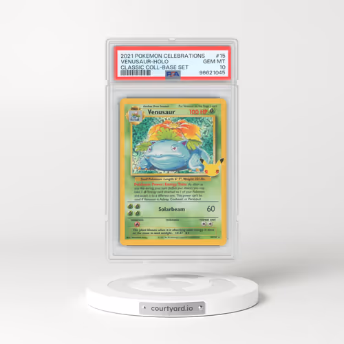 2021 Celebrations - Classic Collection #15 Venusaur - Base Set Holo (PSA 10 GEM MINT)