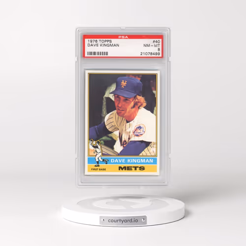1976 Topps #40 Dave Kingman (PSA 8 NM-MT)