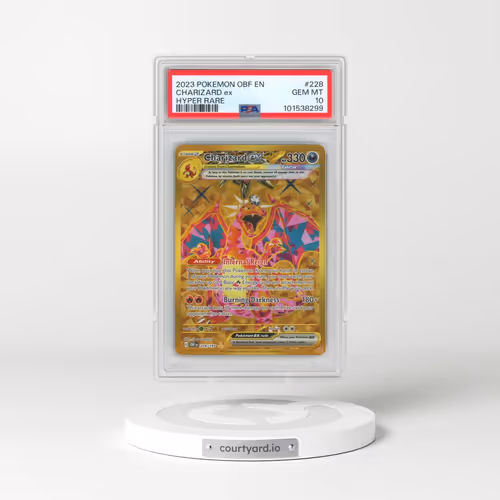 2023 Pokémon Obf EN-Obsidian Flames #228 Charizard EX - Holo Hyper Rare (PSA 10 GEM MINT)