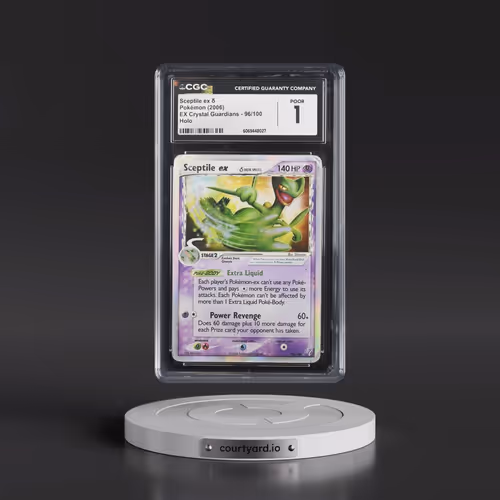 2006 EX Crystal Guardians #96/100 Sceptile ex δ - Holo (CGC 1 PR)