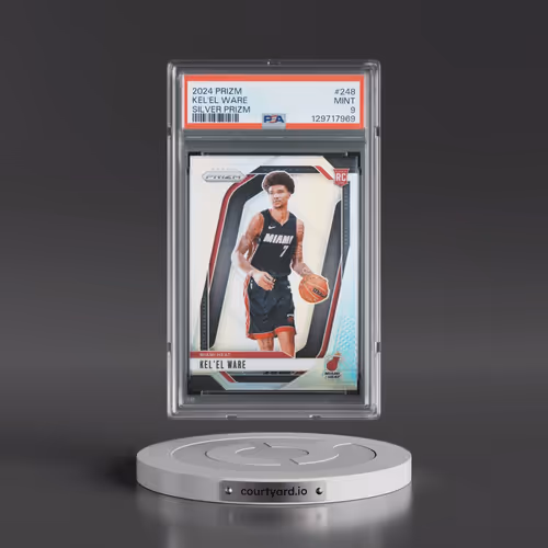 2024 Panini Prizm #248 Kel'El Ware - Silver Prizm (PSA 9 MINT)