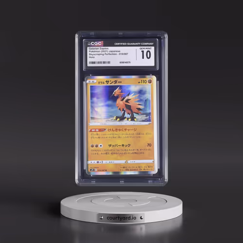 2021 Skyscraping Perfection #019/067 Galarian Zapdos - Holo (CGC 10 GEM MINT)