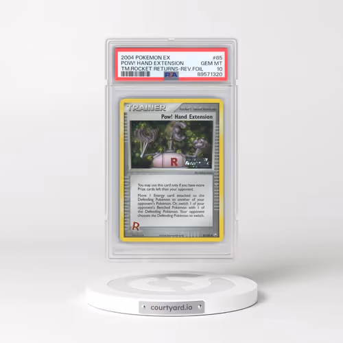 2004 Pokémon EX Team Rocket Returns #85 Pow! Hand Extension - Reverse Foil (PSA 10 GEM MINT)