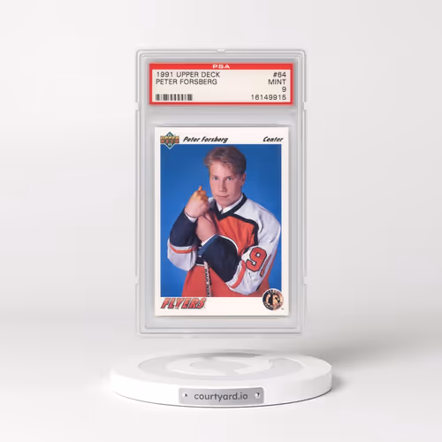 1991 Upper Deck #64 Peter Forsberg (PSA 9 MINT)