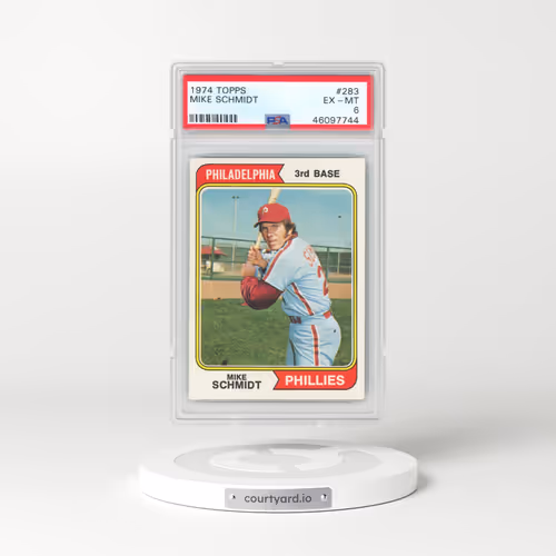 1974 Topps #283 Mike Schmidt (PSA 6 EX-MT)